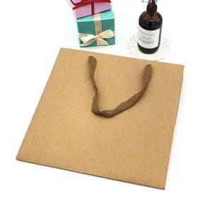 크라프트 정사각 종이가방 L 자재