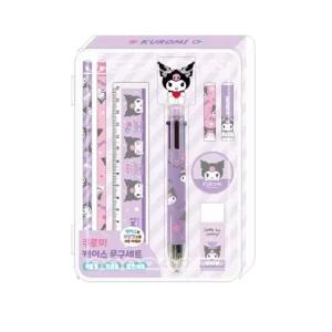 산리오문구세트 산리오캐릭터즈 쿠로미 케이스 문구세트 1박스 6개입