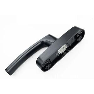 핸들 플라스틱 강철 슬라이딩 문 드라이브 손잡이 유리 창 욕실 발코니 합금  가구 하드웨어 가정용 구멍 8