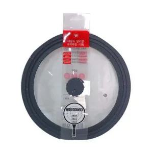 SE 다용도 실리콘 유리뚜껑 대 32cm 1개 다용도 실리콘 유리뚜껑 대 주방용품 주방잡화 소품 망 커버 뚜껑