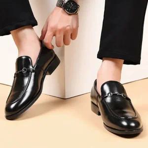 [모로엠] 남성 빅사이즈 포멀 가죽 구두 DMC-SE-QDD371