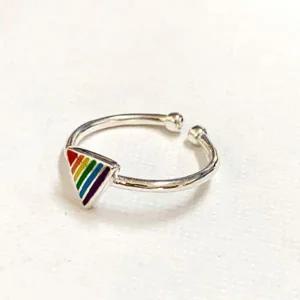 [콩심팥심]커플우정링 얇은 은반지 중지 실버링 행복한