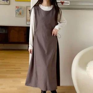 [하프클럽/] 옆면허리스트링원피스 GOV406M510 빅사이즈