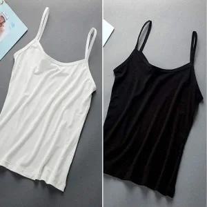 스방스판 슬림형 데일리 민소매 끈나시 클래식