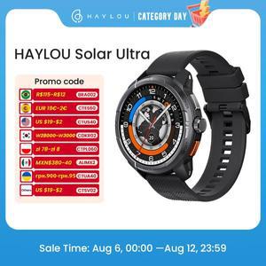 HAYLOU Solar Ultra GPS 스마트워치 1.6인치 AMOLED 디스플레이 5ATM 방수 내장 GPS 블루투스 전화 통화 스