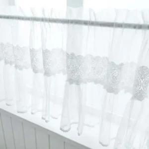 앤틱 레이스 바란스 커튼 공간분리 선반 주방 가림막 생활용품 가정용품 생필품