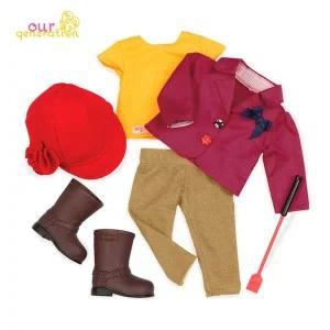 레드캡 세트 인형 오지돌스 승마의상