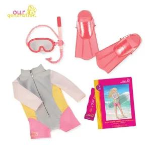 오지돌스 인형 세트 스노클링 슈트