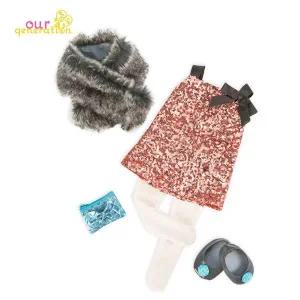 퍼 인형 공주인형 오지돌스 원피스 스팽글