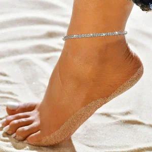 블링 뱀줄 발찌 얇은줄 샤이닝 스네이크 베이직 실발 뱀줄발찌