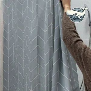 욕실 방수 셔터 커튼 그레이 샤워 공간 가림막