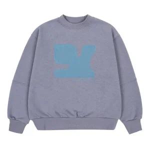 [블루테일]AYI1TS03VV 소매 절개 바이올렛 맨투맨