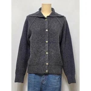 [하프클럽/샵앤]국산 여성 하이넥 단추 오픈 나그랑 니트 가디건 21DS-WCD-4986-