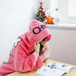 [모두쇼핑]원피스정품 포근하고 따뜻한 양면극세사 대형후드담요 후드담요 무릎담요 블랭킷 보온담요