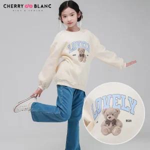 체리블랑 베어기모맨투맨 키즈,주니어