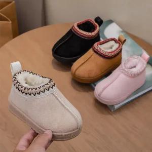 신상 키즈부츠 겨울 아동 털 안감 주니어 슬리퍼 신발 여아 남아 부츠 방한화 누누