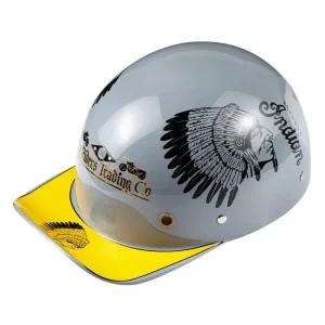 스냅백헬멧 오토바이 바이크 여름 그레이 소두핏 헬멧 하이바 킥보드 반모 할리 여름용