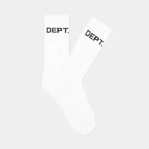 [아미]갤러리디파트먼트 공용 로고 양말 화이트 DLS 90014 WHITE