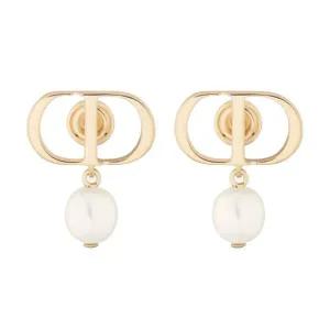 [DIOR]25SS 디올 쁘띠 화이트 진주 귀걸이 PETIT CD E1520PTCRS