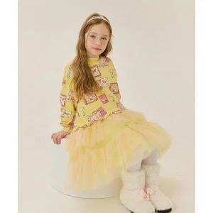 매장정품 LIEBELLO 트윙클샤겨울원피스(옐로우)