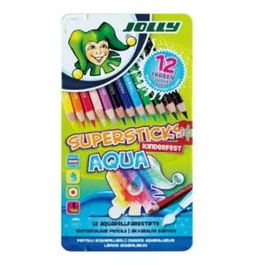 지구화학 졸리 아쿠아 수채 색연필 12색 수채색연필 연필색연필 미술용품 학용품