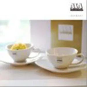 아사셀렉션 쿠바크림 2인 홍차잔세트 티컵세트 티잔세트 찻잔세트 101102