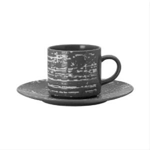 루전 드리즐 그레이 카푸치노잔 세트 260ml 티컵세트 티잔세트 찻잔세트 커피잔세트 104090