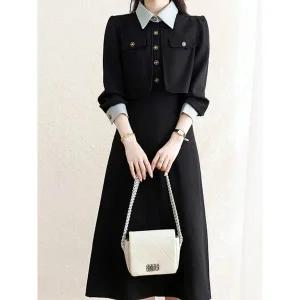 [디에이치(하프클럽)]체르디 A라인 슬림 원피스_P409107423