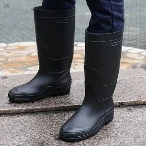올블랙 롱 레인부츠 CC483 레인5N
