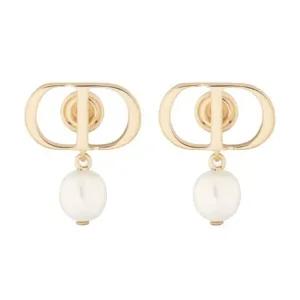 25SS 디올 쁘띠 화이트 진주 귀걸이 PETIT CD E1520PTCRS