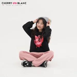 체리블랑 러블리기모맨투맨 키즈,주니어