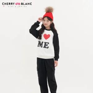 체리블랑 하트기모나그랑맨투맨 키즈,주니어