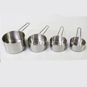 차미 스텐 계량컵 비커 용량컵 제빵 계량컵 4종세트 베이킹계량컵