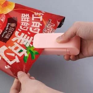 휴대용실링기 접착밀봉기 과자봉지밀봉