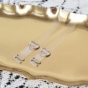 하트 투명 무광 브라끈 1cm