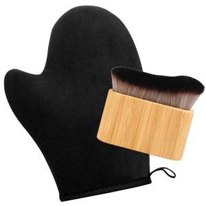 미트 키트 바디 가부키 장갑 2팩 셀프 브러시 태닝