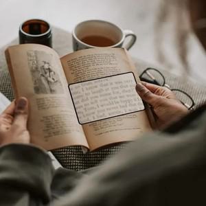 돋보기 조명 A5 전체 페이지 대형 시트 확대경 책 3배 초박형 루페