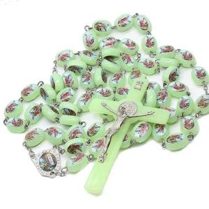 성모님 천사 야광 목걸이 묵주 천주교 성물카톨릭십자가 펜던트 예수님 교회 종교 선물 성당용품