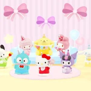 산리오 축하 시리즈 피규어-랜덤어 캐릭터어 유아놀이 장난감 어장난감 아동어 완구