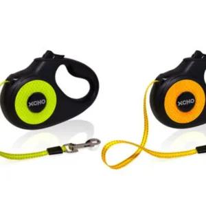 엑스초 블랙 네온그린 자동줄 XS 강아지 리드산책줄 애견 용품 펫리드 자동