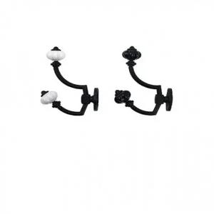 옷걸이인테리어 2단옷걸이 가로등 택색상