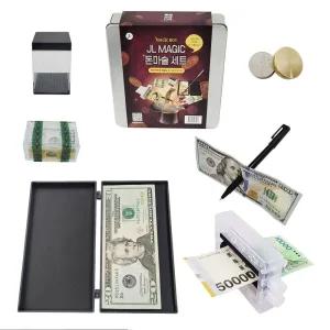 JL MAGIC 돈마술세트배우기 초보자 지폐사라지기 용품 변화 소품 파티 학습 도구