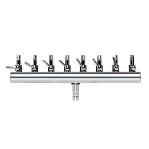 브로와 8구 에어 분배기 분지 조절 분배 스톤 콩돌 수족관펌프 포기 분사 포발생기 어항