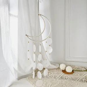 초승달 자개 모빌 화이트 천장 인테리어 장식 소품행잉 아이방꾸미기 천정