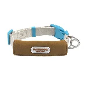 (패리스독) 컬러웨빙 목줄 (L-XL) - 아이보리 강아지목걸이 산책 개목 반려견 댕댕이 애견 애완