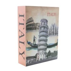 비밀안전 금고 NEW 북세이프 다이얼타입 피사탑(특대)책모양 비상금 인테리어 소품 저금통