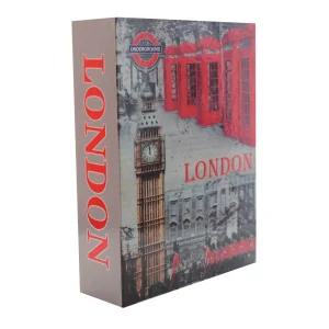 비밀안전 금고 NEW 북세이프 다이얼 런던빅벤(특대)책모양 비상금 인테리어 소품 저금통