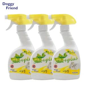 더플러스 강아지탈취제 내츄럴 500ml x3동물냄새제거 배변 펫제거 개제거 오줌 애견 고양이 애완 반려묘 반