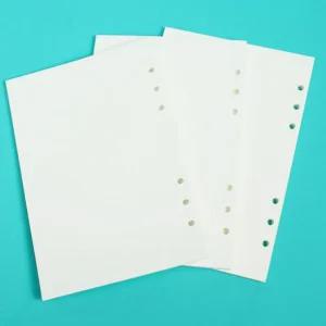 6공 리필 속지 필사 무지 메모장 링다이어리 무선용품 A6 꾸미기 스토리 다이어리 핫여름 내지