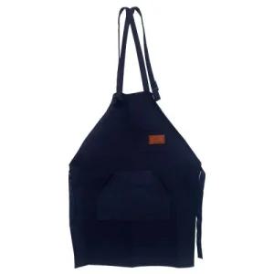 화구 미술용 전문가용 앞치마 대(L) 군청색 570x810mm용 화구용